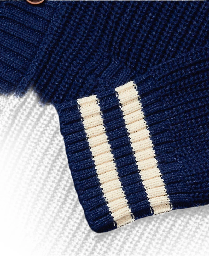 Lands' End Boy's (Xxs-xxl) Chunky Knit Cardigan