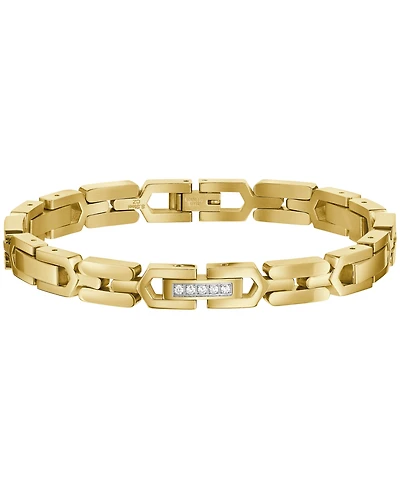 Bulova Gold-Plated Jewelry Men's Luxury Bracelet
