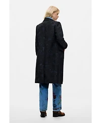 Desigual Women's Midi Printed Coat