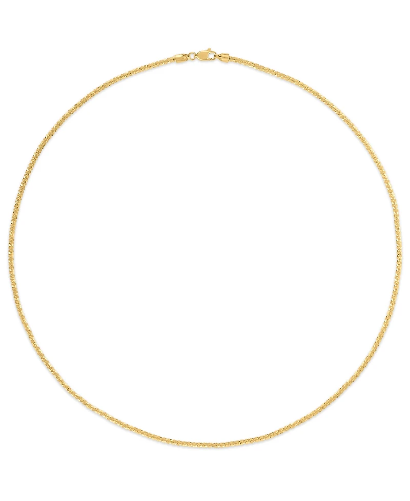 Macy's Sparkle Chain 18" Necklace in 10k Yellow Gold (2mm)