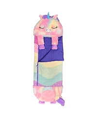 Happy Nappers Rainbow Unicorn Large 2-In-1 Pillow and Sleepy Sack