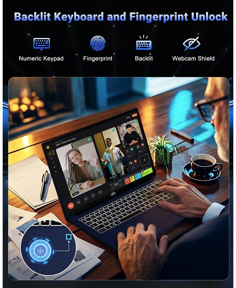 Nimo 17.3 Gaming Laptop, 8 Core Amd Ryzen 7 8745HS 64GB Ram 1TB Ssd Radeon 780M, with eGPU Dock Rx 7600M Xt 8GB GDDR6