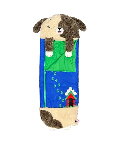 Happy Nappers Weighted Plush Dog Large Pillow and Sleepy Sack