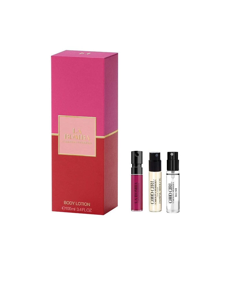 Free 4-Pc. Gift with any $165 Carolina Herrera La Bomba women's fragrance and/or body collection purchase