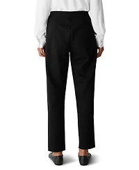 Eileen Fisher Women's Tapered-Ankle Mid-Rise Double-Knit Trouser