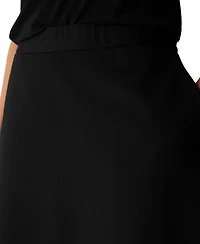 Eileen Fisher Women's Flared Mini Elastic-Waist Skirt