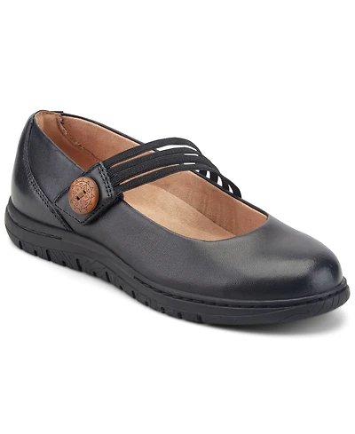 Earth Women's Vannie Elastic Mary Jane Flats