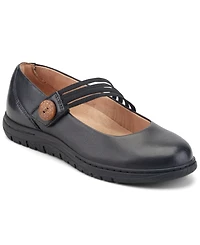 Earth Women's Vannie Elastic Mary Jane Flats