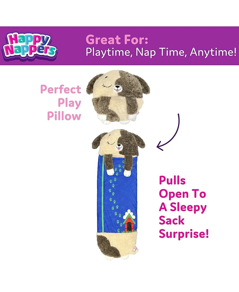 Happy Nappers Medium Dog Weighted-Arms Pillow Sleepy Sack