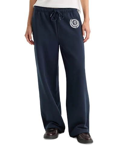 Good American Women's Drawstring Relaxed Pants