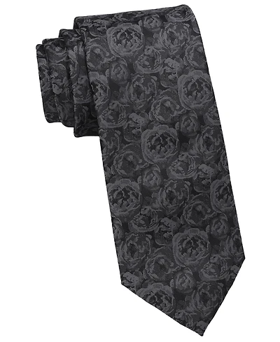 Karl Lagerfeld Paris Men's Rose Bushel Floral Classic Tie