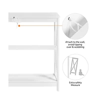 Slickblue Design Console Table with Lower Shelf for Entryway Storage