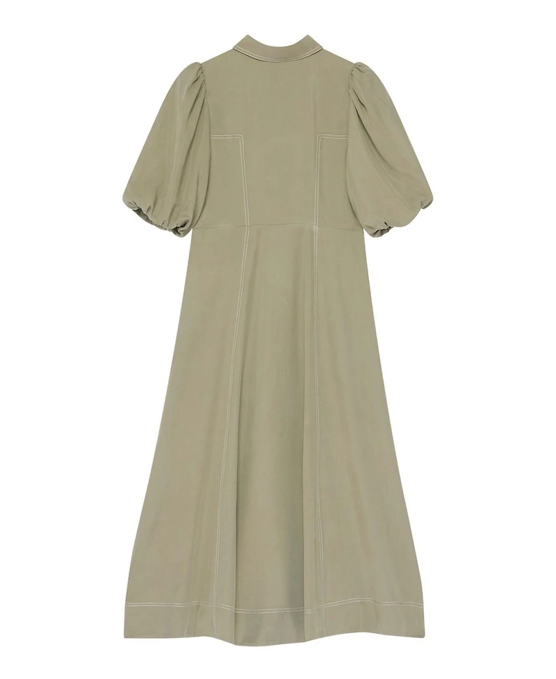 Mint Velvet Women's Utility Zip Midi Shirt Dress