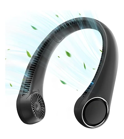 Gaiatop Portable Neck Fan Rechargeable, Hands-Free Cooling, 23.5hrs Runtime, Battery Powered Personal Wearable Fan Quiet, Summer Outdoor.