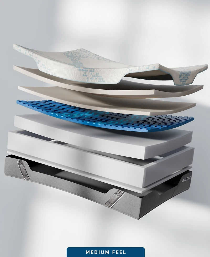 Molecule Reflex Pro 12" Medium Memory Foam Tight Top Mattress in a Box