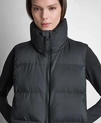 Dkny Sport Women's Mock Neck Puffer Vest