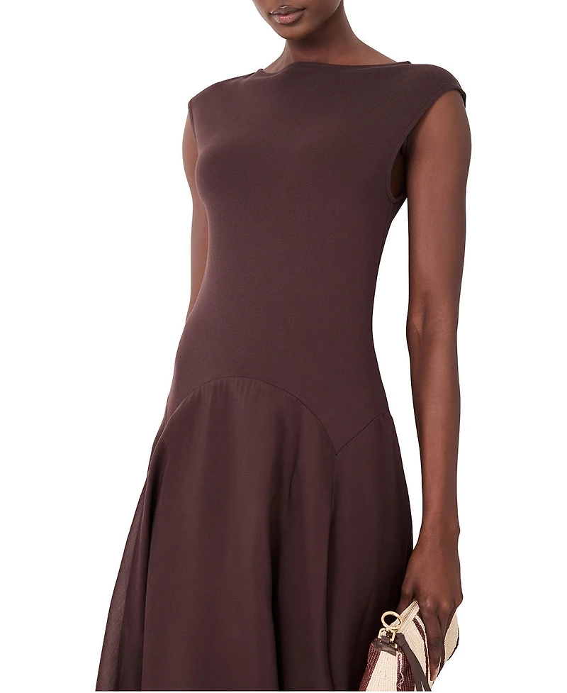 Mint Velvet Women's Sleeveless Midi Dress