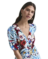 Finery London Women's Sarah Floral Button Down Midi Dress