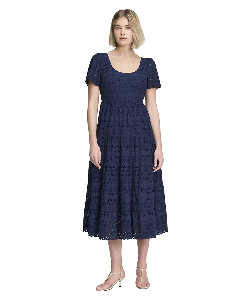 Finery London Women's Jemma Cotton Tiered Midi Dress
