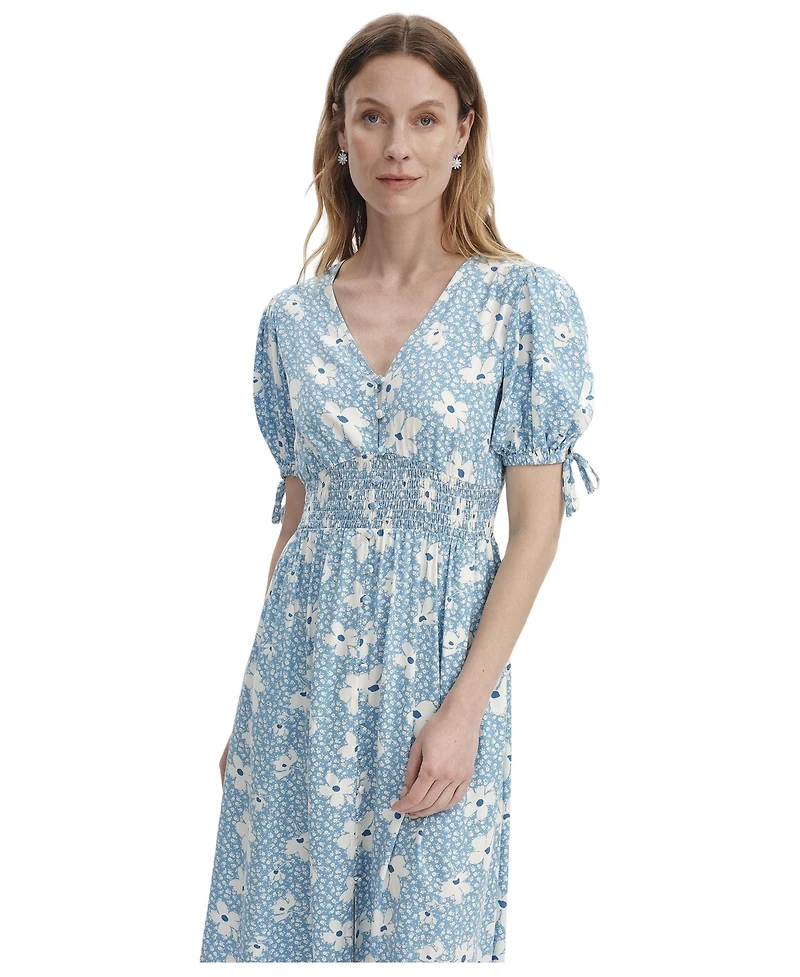 Finery London Women's Margot Button Fit Midi Dress