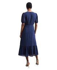 Finery London Women's Loretta V-Neck Georgette Midi Dress