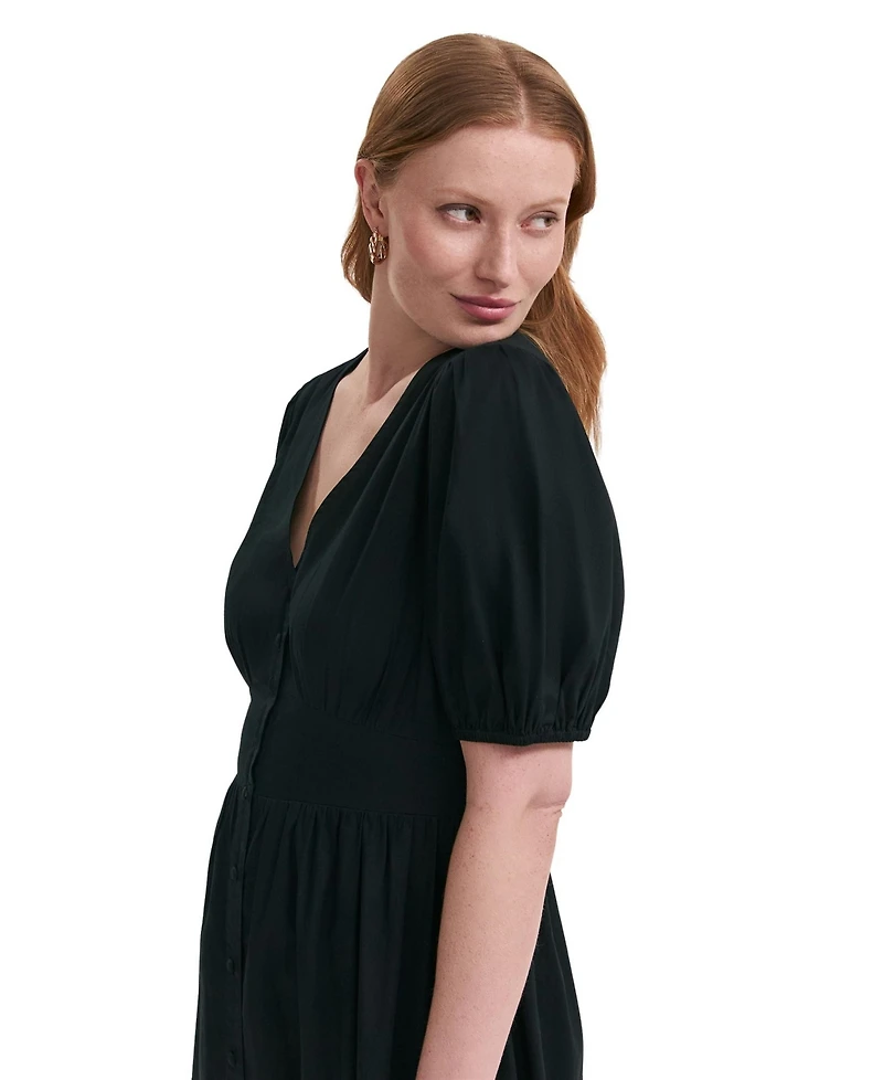 Finery London Women's Addison Cotton Midi Tea Dress