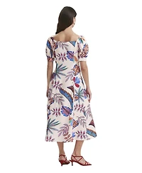 Finery London Women's Daisy Square Neck Midi Dress