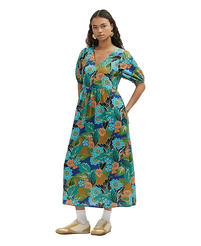 Finery London Women's Logan Floral Midi Dress
