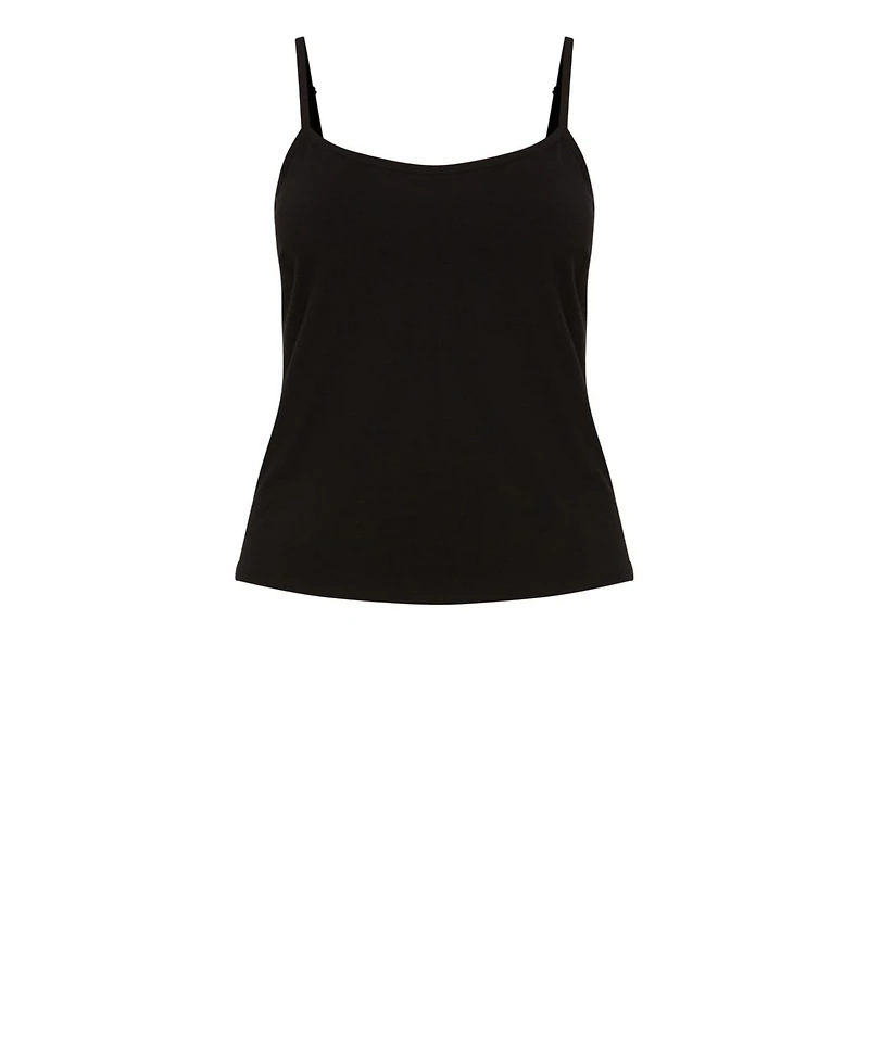 Avenue Women's Plus Essential Cotton Knit Cami
