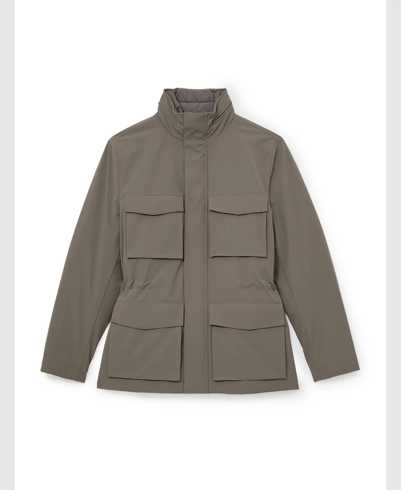 Reiss Men's Glick Hooded Removable Gilet Four-Pocket Jacket