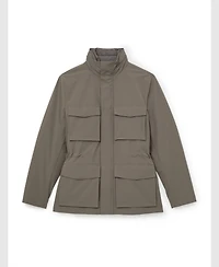 Reiss Men's Glick Hooded Removable Gilet Four-Pocket Jacket