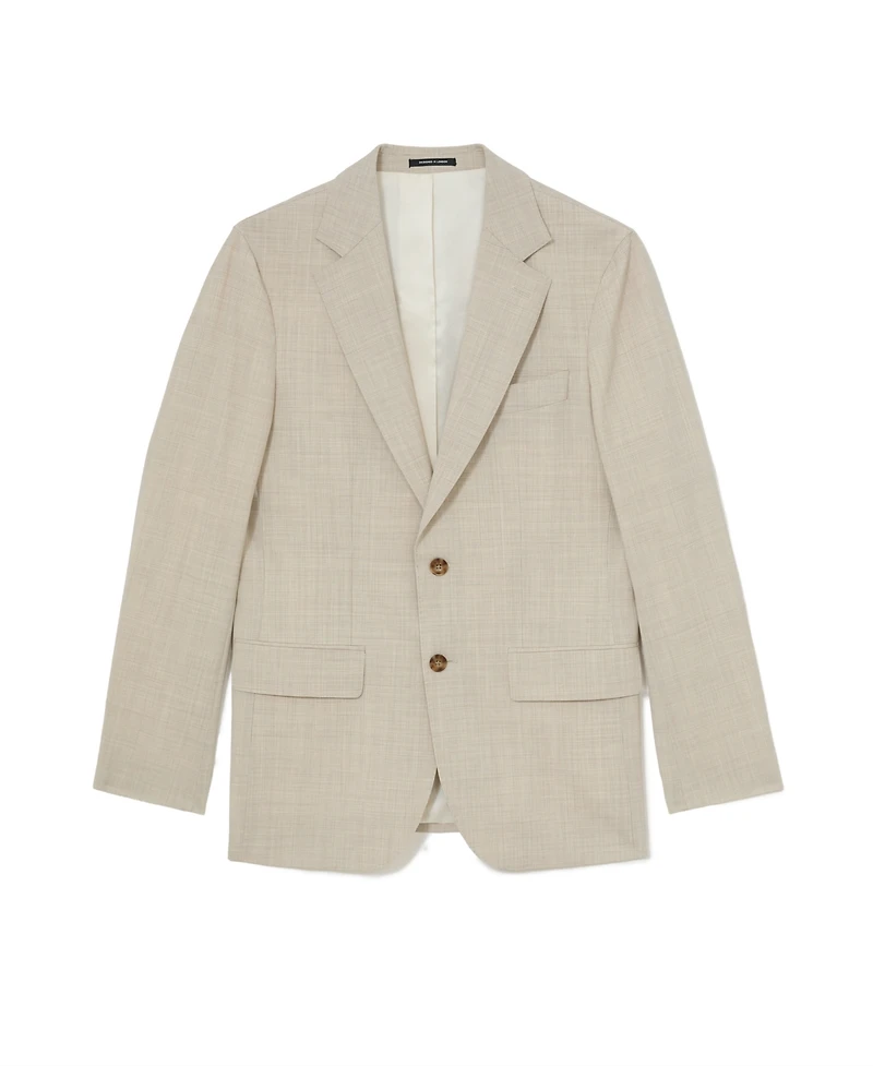 Reiss Men's Vita Wool-Blend Pin-Check Single-Breasted Classic-Fit Blazer