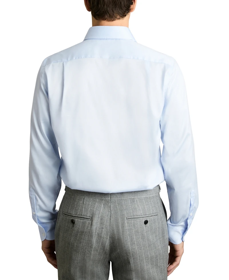 Reiss Men's Bishopsgate Long-Sleeve Spread-Collar Stretch Shirt