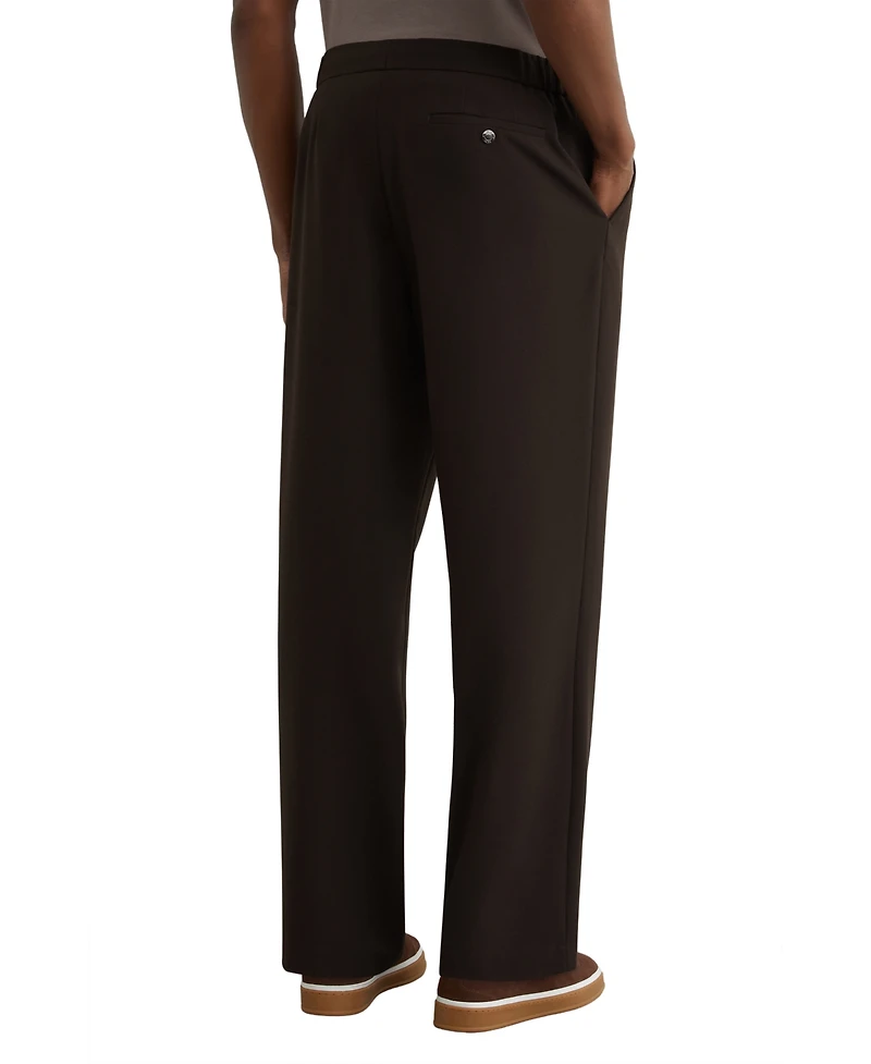 Reiss Men's Found Relaxed Relaxed-Fit Stretch Flat-Front Pants