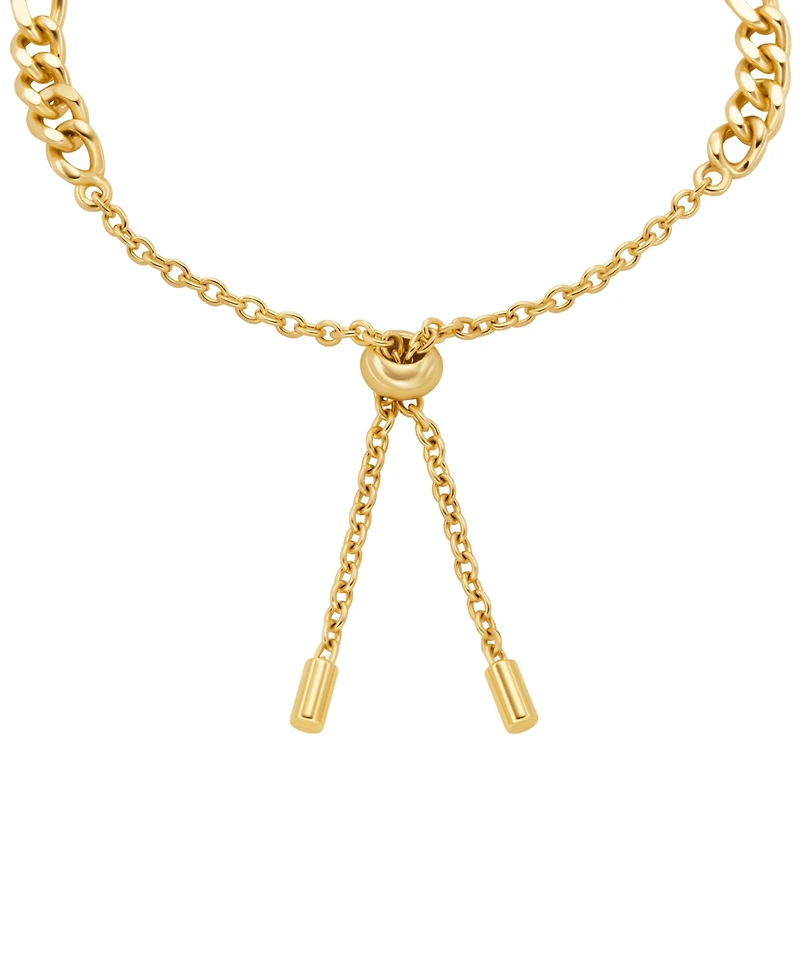 Michael Michael Kors Logo Figaro Chain Bracelet