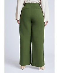Eloquii Women's Tall The Ultimate Stretch Wide Leg Pant