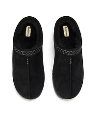 Dearfoams Dean Genuine Suede Slip-On Clog Slipper