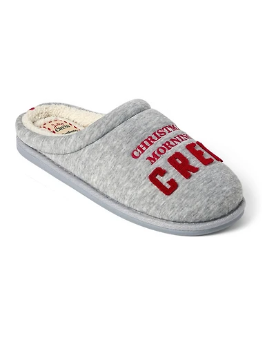 Dearfoams Christmas Morning Crew Slip-On Slippers