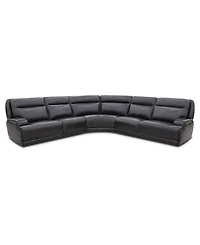 Atlas 5-Piece Dual Motion Sectional Sofa, Macy's Exclusive