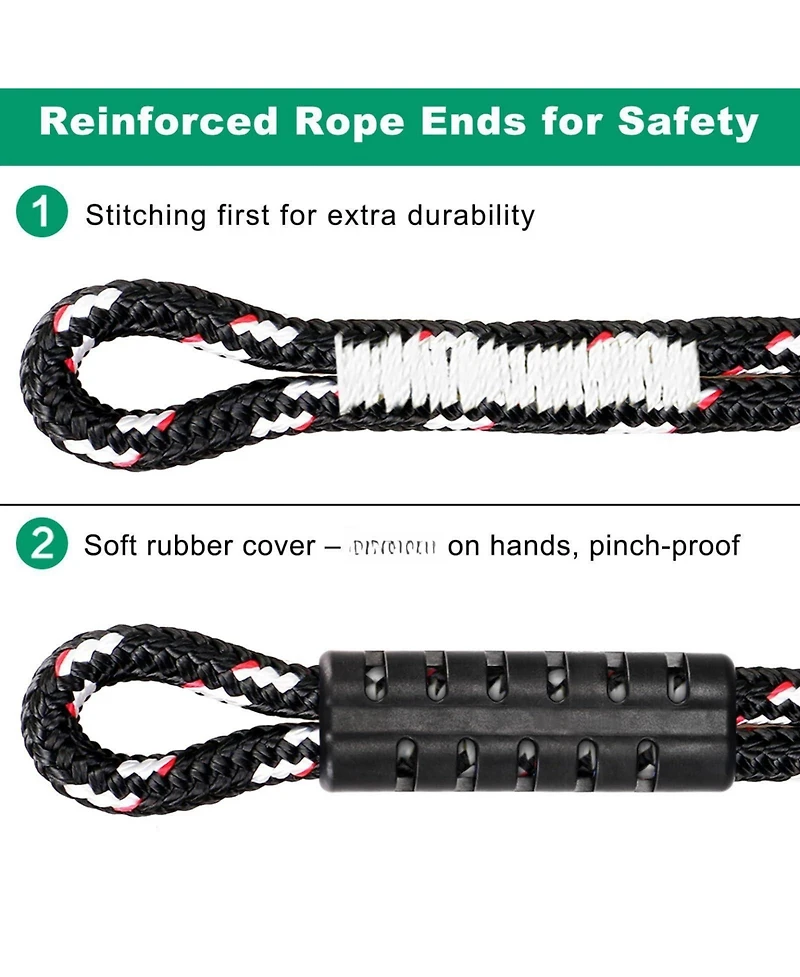 Piscifun Heavy Duty Tree Swing Straps Kit 1000 Lbs Weight Capacity Adjustable Outdoor Hanging Set