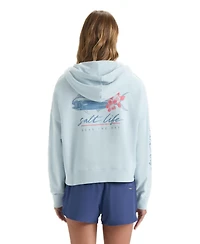 Salt Life Women's Mahi Bloom Cropped Hoodie