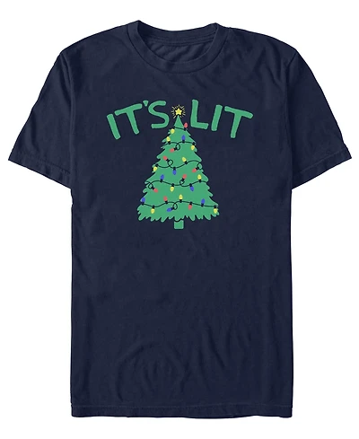 Fifth Sun Men's Lit Graphic Crew-Neck T-Shirt