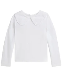 Polo Ralph Lauren Girls' 2T-6X Ruffled Jersey T-Shirt