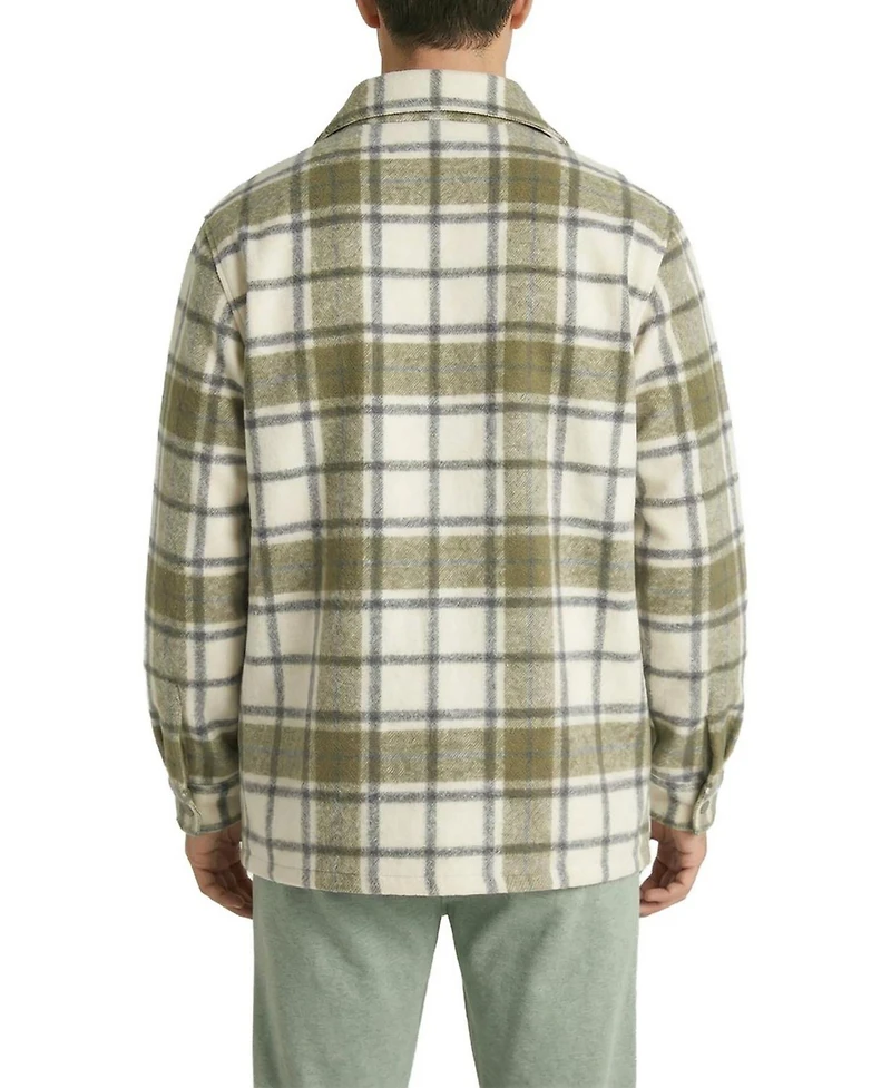 Level 7 Men's Relaxed-Fit Short Spread-Collar Adventure Shirt Jacket