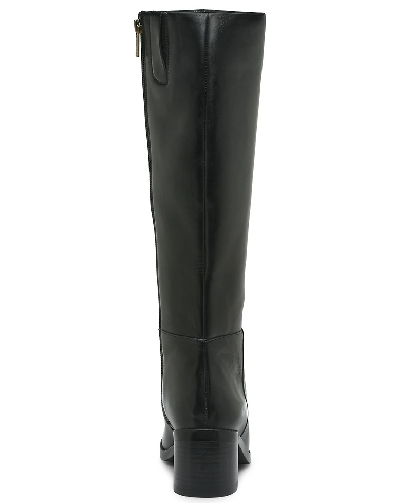 Vince Camuto Women's Ammar Wide-Calf Block Heel Boots