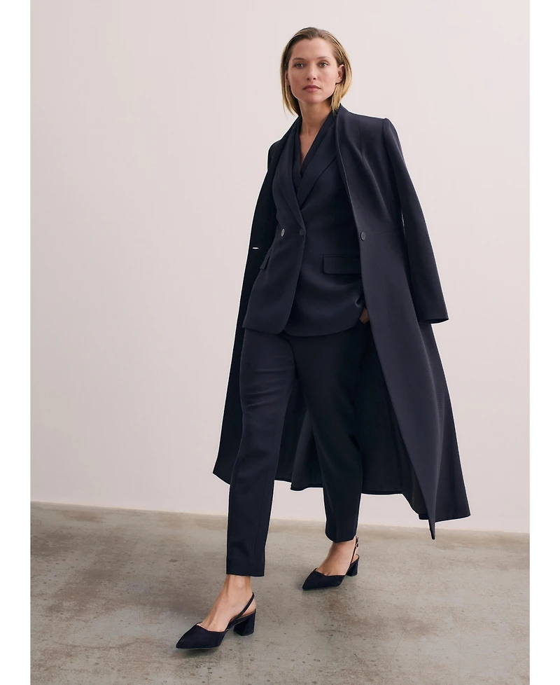 The Fold Women's Finchley Lightweight Crepe Coat