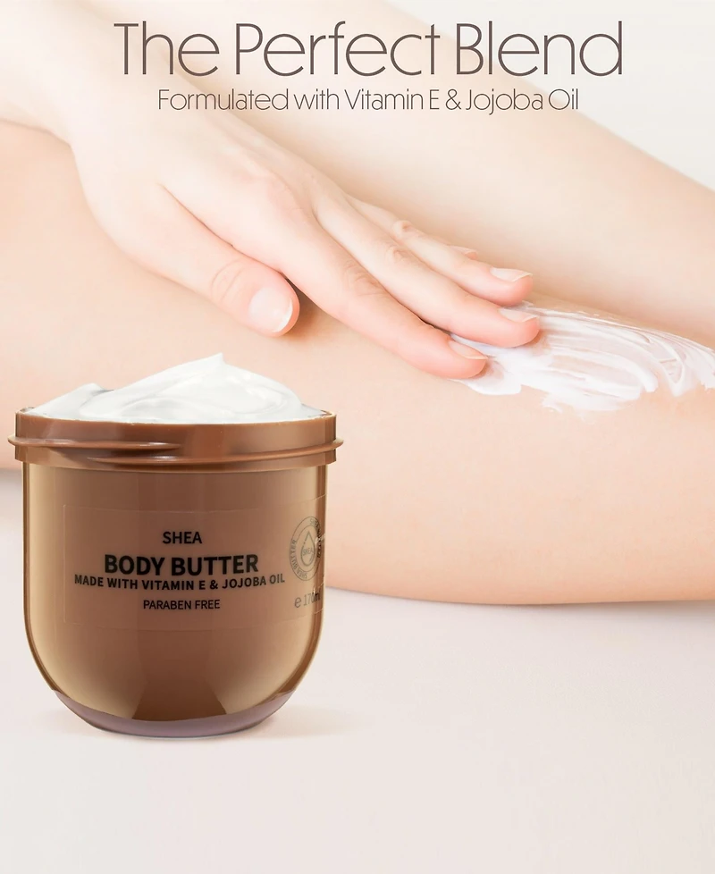 Lovery Shea Scented Whipped Body Butter, Bath and Body Care Cream