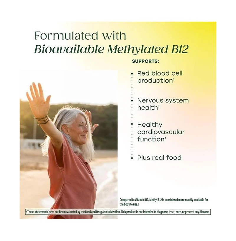 MegaFood Methyl B12 ,60 Tablets