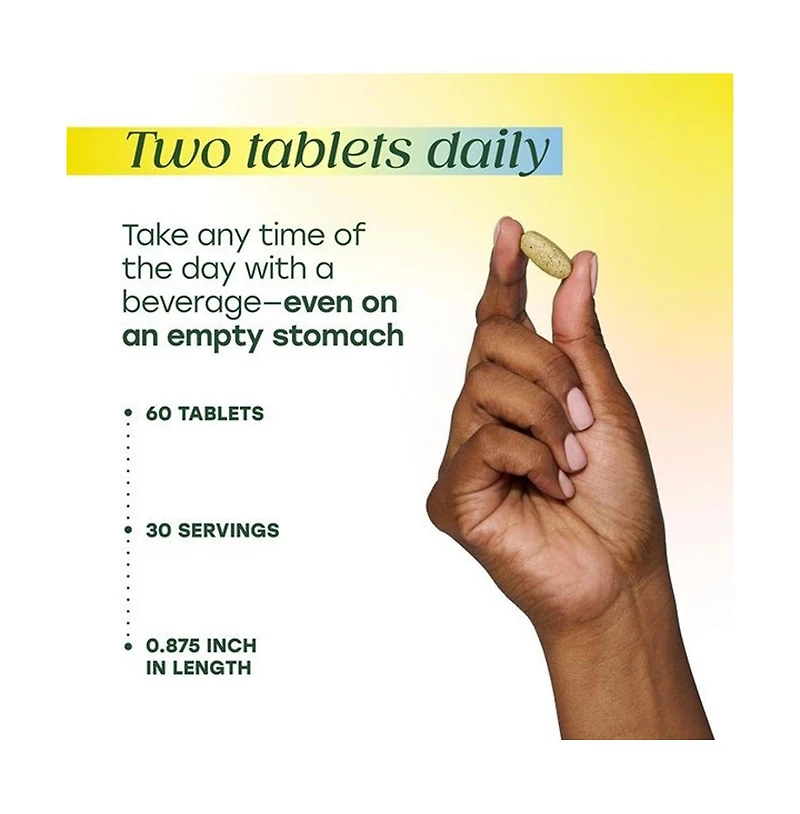 MegaFood Baby and Me 2 Postnatal Multivitamin with Choline, Methylated Folate and Moringa Leaf