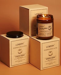 Lovery Pumpkin Spice Latte Candle Gift Set, 9oz Home Soy Aromatherapy Candles
